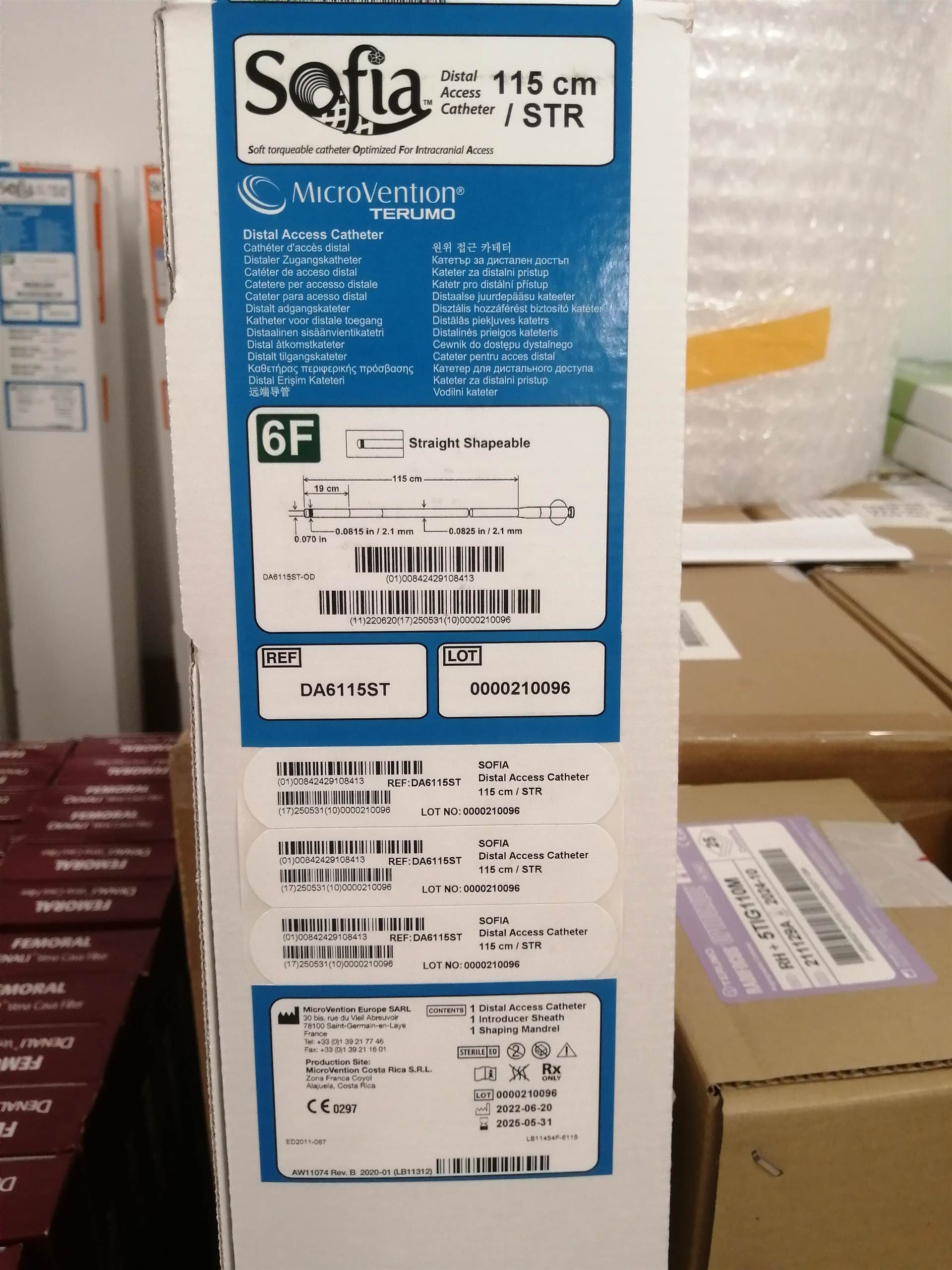 MicroVention美科微先DA6115ST远端通路导管系列解析 通往病变的精准路径